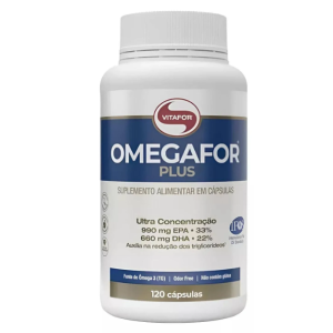 Omegafor Plus Ômega 3 Vitafor 120 Cápsulas