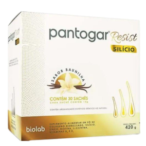 Pantogar Resist Silício sabor baunilha 30 Sachês