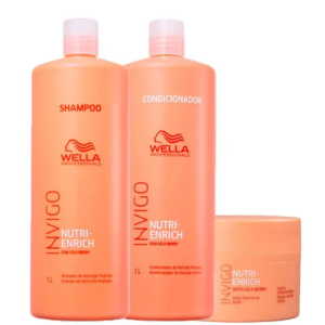 Kit Wella Professionals Invigo Nutri Enrich Salon Trio 3 Produtos